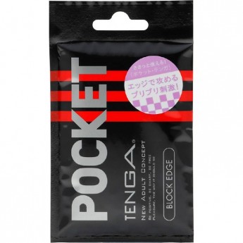 Мастурбатор TENGA POCKET BLOCK EDGE