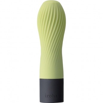 Салатовый рифленый мини-вибратор IROHA ZEN MATCHA - 12,7 см Салатовый рифленый мини-вибратор IROHA ZEN MATCHA - 12,7 см
